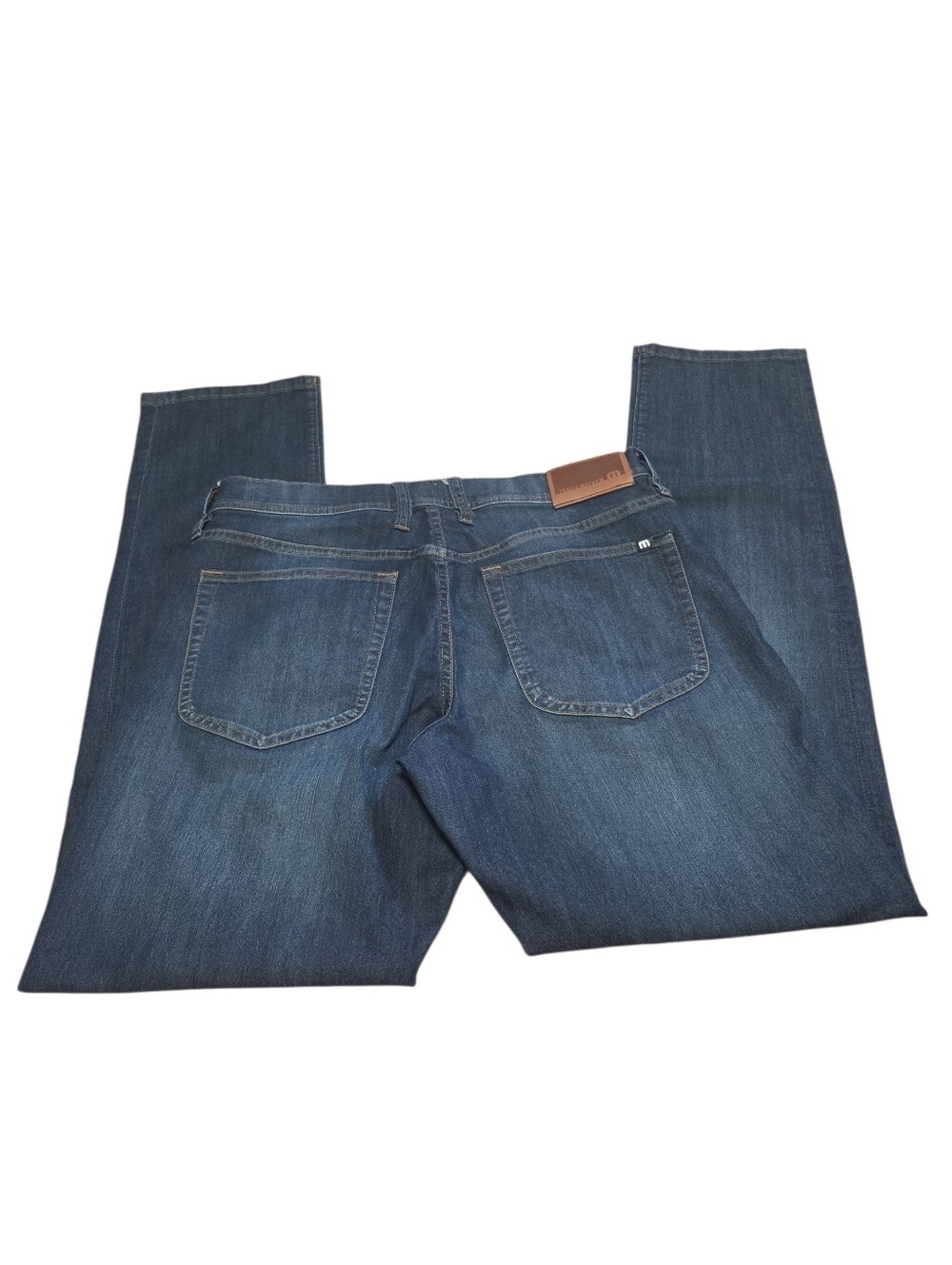 Travis Mathew Mens Straight Fit Dark Wash Jeans Size 30x32 Comfort Stretch - Picture 6 of 7